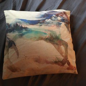 Colorful Horse Pillowcase! does not include pillow
